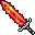 fiery spike sword replica