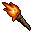 lit torch