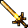 golden magic longsword